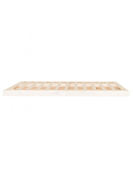 Giroletto Bianco 160x200 cm in Legno Massello di Pino