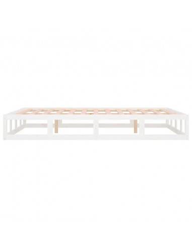 Giroletto Bianco 180x200 cm Super King in Legno Massello