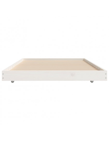 Giroletto Bianco 75x190 cm in Legno Massello di Pino