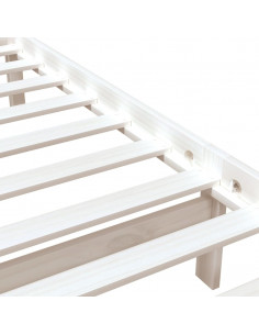 Giroletto Bianco 75x190 cm Small Single in Legno Massello 2