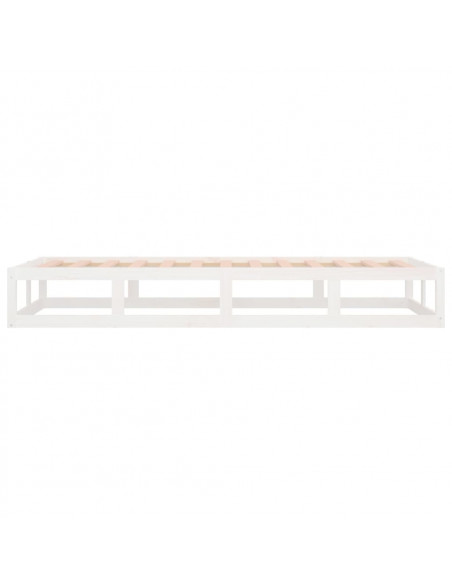 Giroletto Bianco 75x190 cm Small Single in Legno Massello