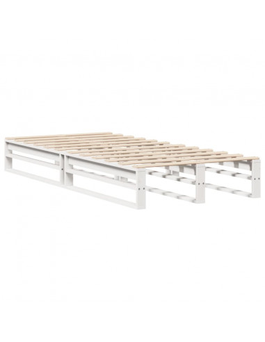 Giroletto Bianco 90x200 cm in Legno Massello di Pino