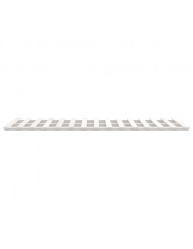 Giroletto Bianco 90x200 cm in Legno Massello di Pino