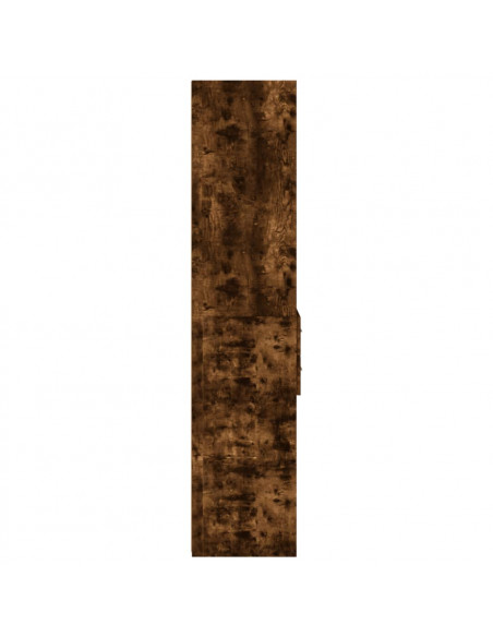 Credenza Rovere Fumo 45x42,5x185 cm in Legno Multistrato