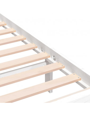 Giroletto Bianco in Legno Massello 100x200 cm