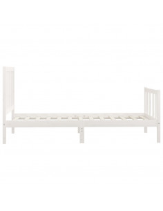 Giroletto Bianco in Legno Massello 100x200 cm