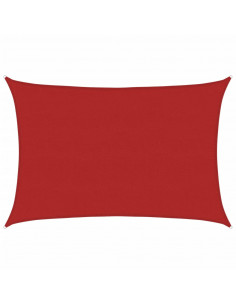 Vela Parasole 160 g/m² Rosso 5x7 m in HDPE 2