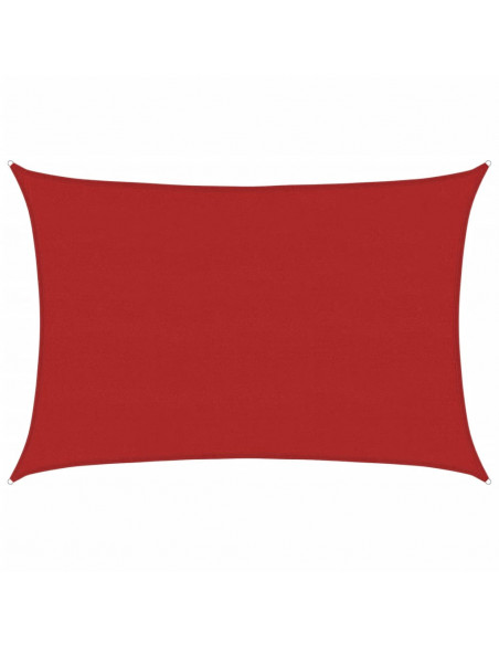 Vela Parasole 160 g/m² Rosso 5x7 m in HDPE