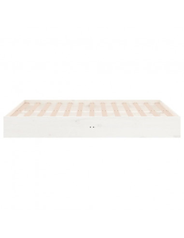 Giroletto Bianco in Legno Massello 135x190 cm Double