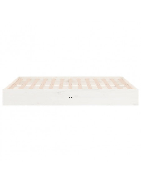 Giroletto Bianco in Legno Massello 135x190 cm Double