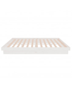 Giroletto Bianco in Legno Massello 140x190 cm