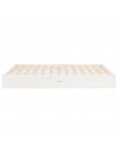 Giroletto Bianco in Legno Massello 140x190 cm