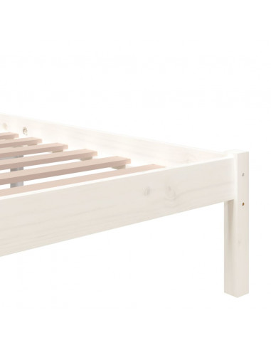 Giroletto Bianco in Legno Massello 140x200 cm