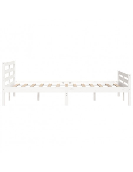 Giroletto Bianco in Legno Massello 140x200 cm