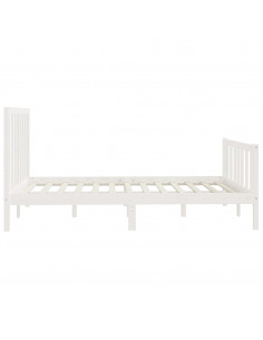 Giroletto Bianco in Legno Massello 140x200 cm 2