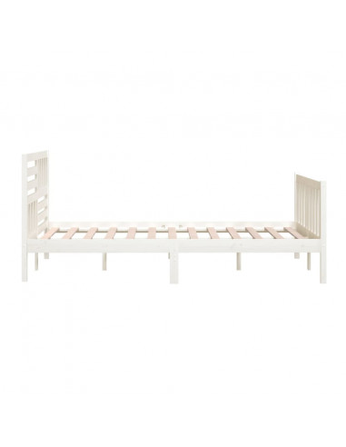 Giroletto Bianco in Legno Massello 140x200 cm