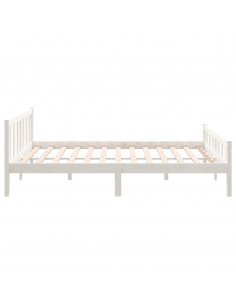 Giroletto Bianco in Legno Massello 150x200 cm King Size