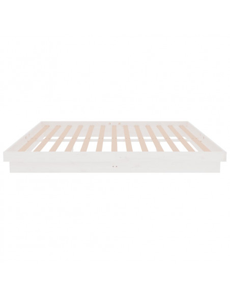 Giroletto Bianco in Legno Massello 150x200 cm King Size