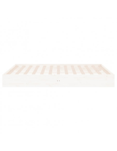 Giroletto Bianco in Legno Massello 160x200 cm