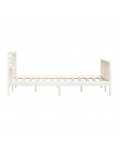 Giroletto Bianco in Legno Massello 200x200 cm 2