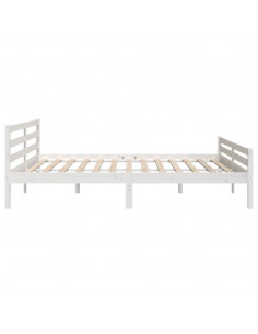 Giroletto Bianco in Legno Massello 200x200 cm 2