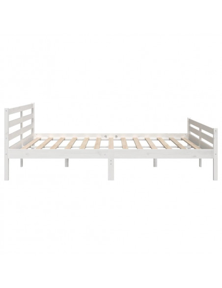 Giroletto Bianco in Legno Massello 200x200 cm