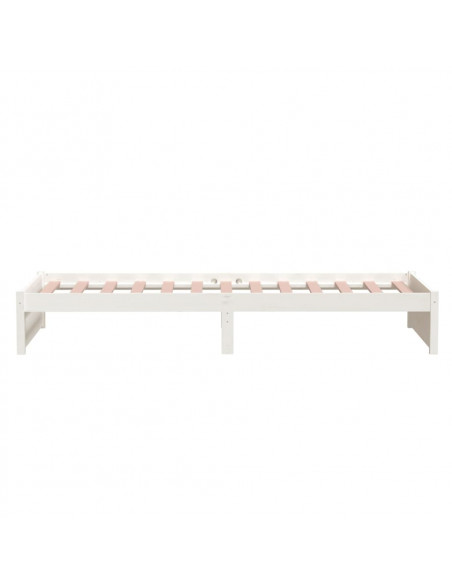 Giroletto Bianco in Legno Massello 90x200 cm