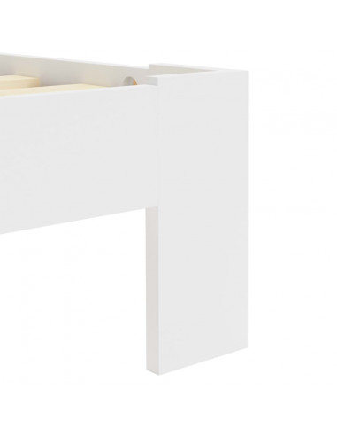 Giroletto Bianco in Legno Massello di Pino 100x200 cm