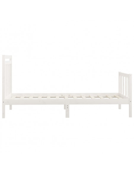 Giroletto Bianco in Legno Massello di Pino 100x200 cm