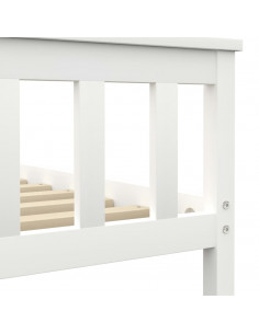 Giroletto Bianco in Legno Massello di Pino 100x200 cm 2