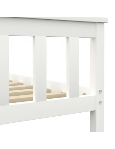 Giroletto Bianco in Legno Massello di Pino 100x200 cm