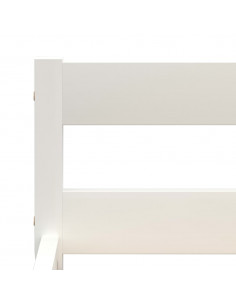 Giroletto Bianco in Legno Massello di Pino 100x200 cm 2