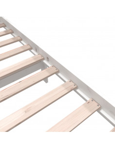 Giroletto Bianco in Legno Massello di Pino 120x200 cm 2