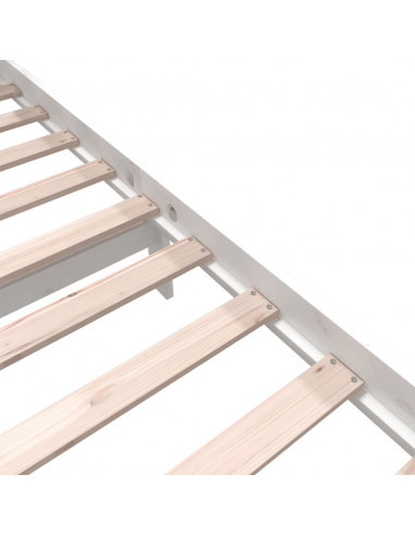 Giroletto Bianco in Legno Massello di Pino 120x200 cm