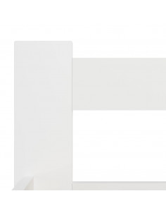 Giroletto Bianco in Legno Massello di Pino 120x200 cm 2