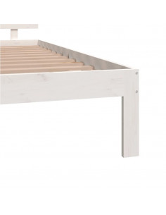 Giroletto Bianco in Legno Massello di Pino 140x190 cm 2