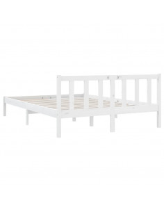 Giroletto Bianco in Legno Massello di Pino 140x190 cm 2