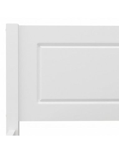 Giroletto Bianco in Legno Massello di Pino 140x200 cm