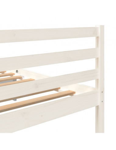 Giroletto Bianco in Legno Massello di Pino 140x200 cm