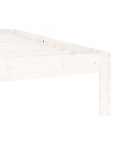 Giroletto Bianco in Legno Massello di Pino 140x200 cm