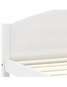 Giroletto Bianco in Legno Massello di Pino 160x200 cm