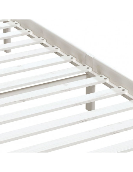 Giroletto Bianco in Legno Massello di Pino 200x200 cm
