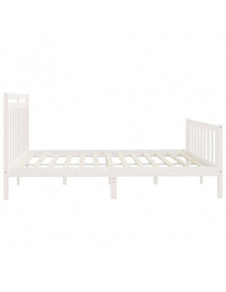 Giroletto Bianco in Legno Massello di Pino 200x200 cm