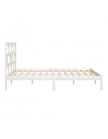 Giroletto Bianco in Legno Massello di Pino 200x200 cm