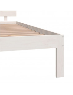 Giroletto Bianco in Legno Massello di Pino 200x200 cm