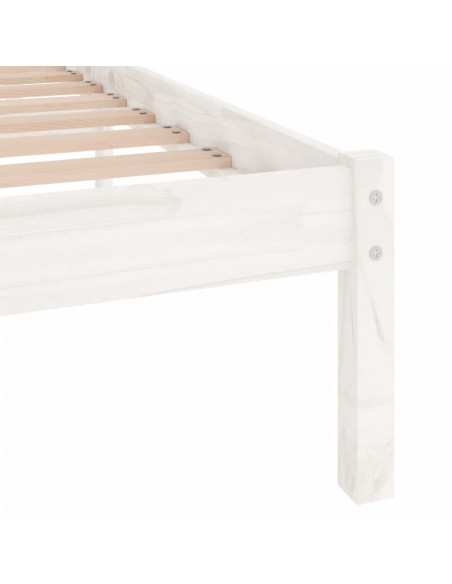 Giroletto Bianco in Legno Massello di Pino 200x200 cm
