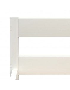 Giroletto Bianco in Legno Massello di Pino 90x200 cm