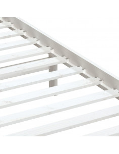 Giroletto Bianco in Legno Massello di Pino 90x200 cm