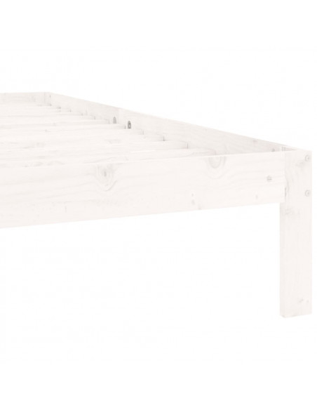 Giroletto Bianco in Legno Massello di Pino 90x200 cm