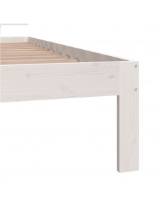 Giroletto Bianco in Legno Massello di Pino 90x200 cm